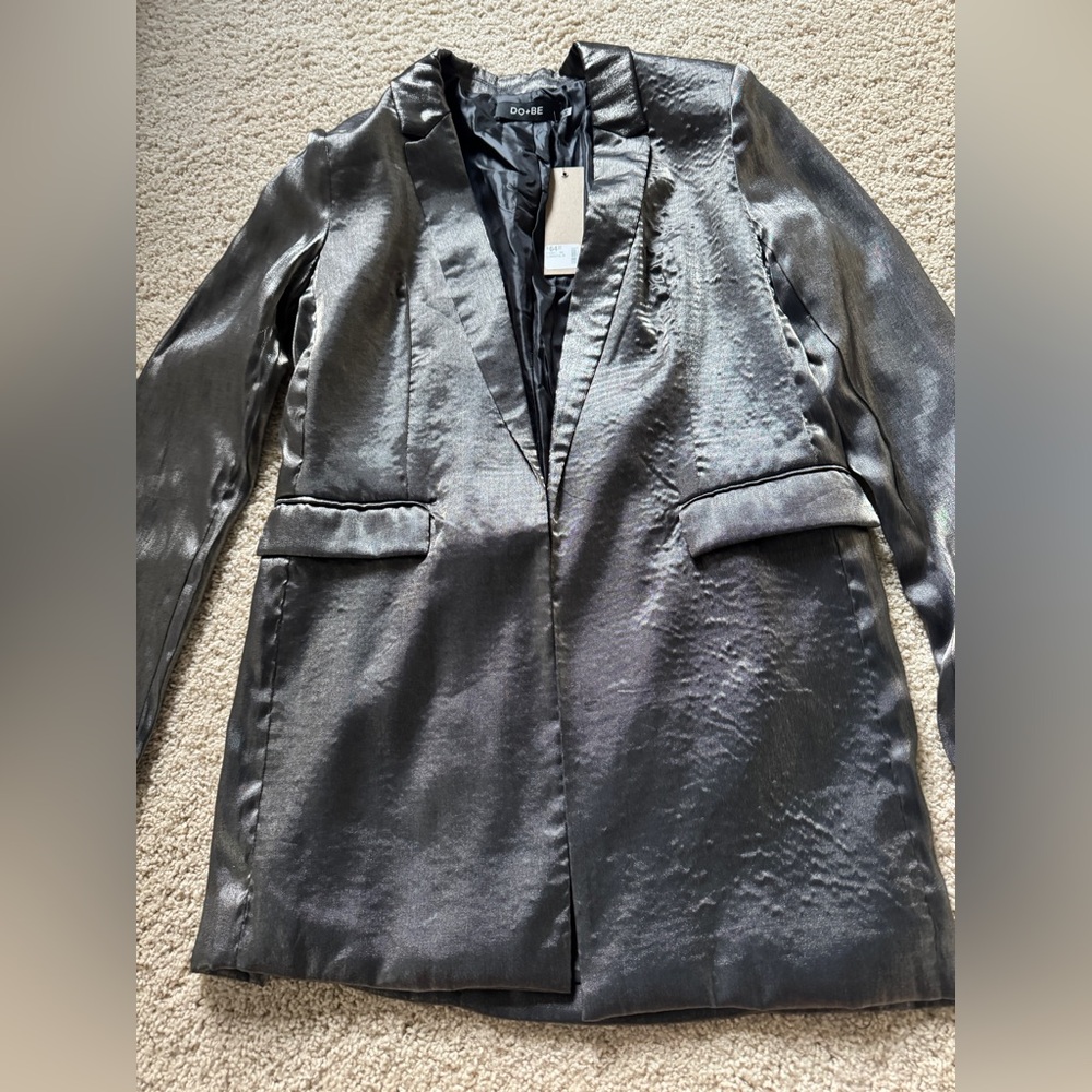 Do+Be Gunmetal blazer jacket medium